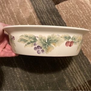 Pfaltzgraff Jamberry pattern serving dish